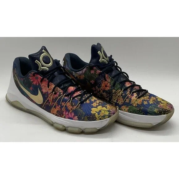 Nike ID 2016 KD Kevin Durant Floral Print US Size 17 818303-903